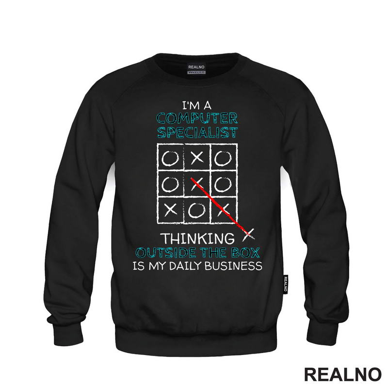 Computer Specialist - Thinking Outside Of The Box - Geek - Majica