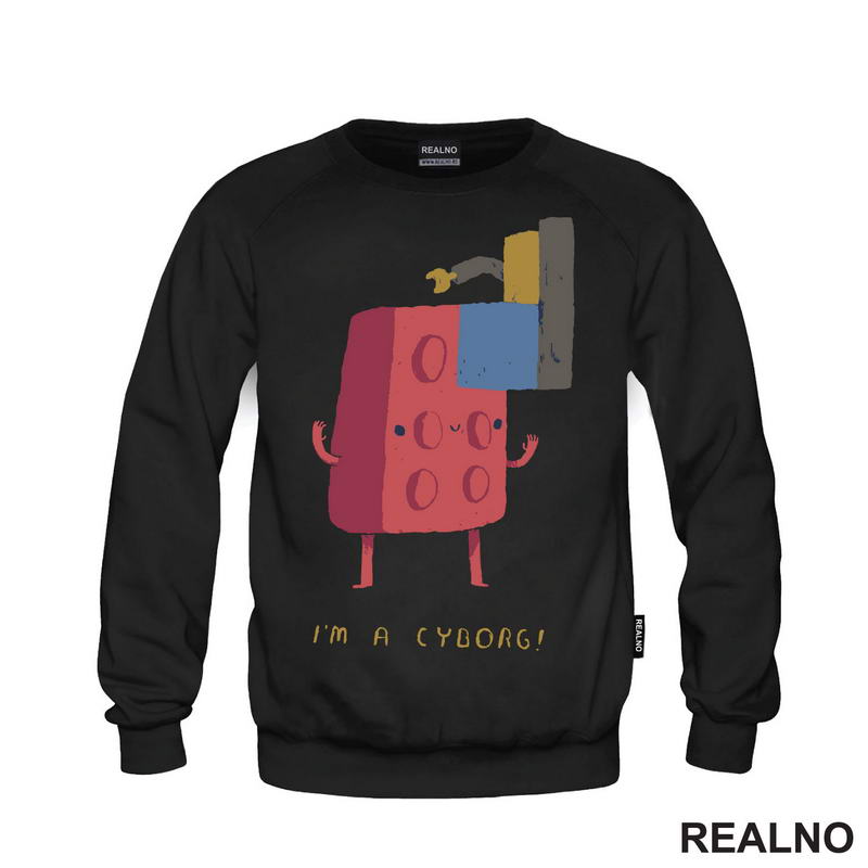 Cyborg - Blocks Set - Humor - Majica