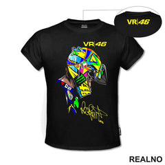 Side Portrait - Rossi - 46 - MotoGP - Sport - Majica