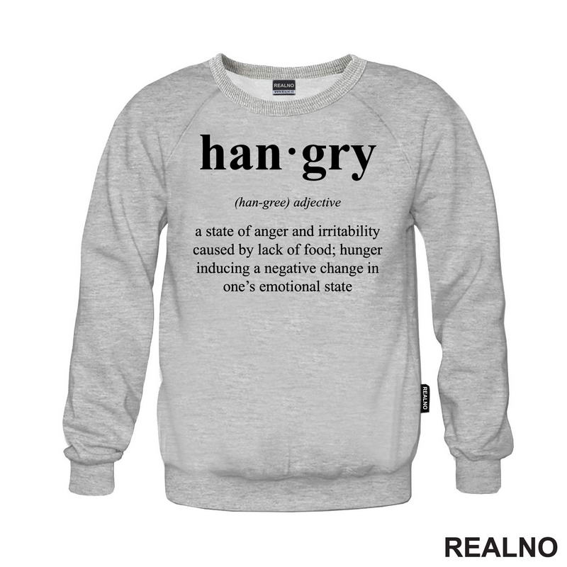 Hangry - State Of Anger - Hrana - Food - Majica