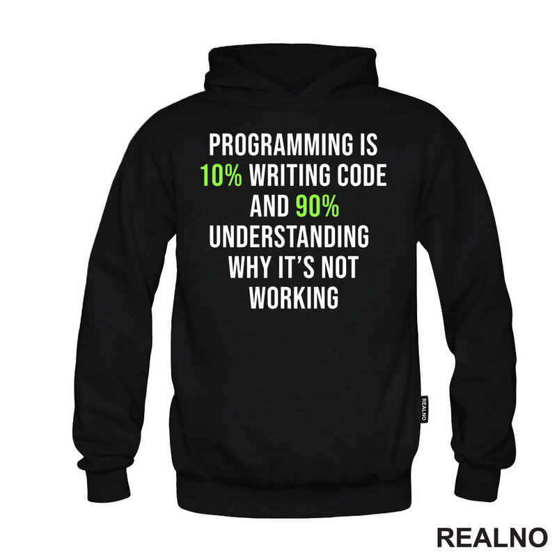 Programming And Writting Code - Geek - Majica