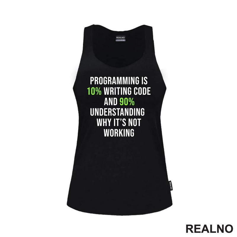 Programming And Writting Code - Geek - Majica