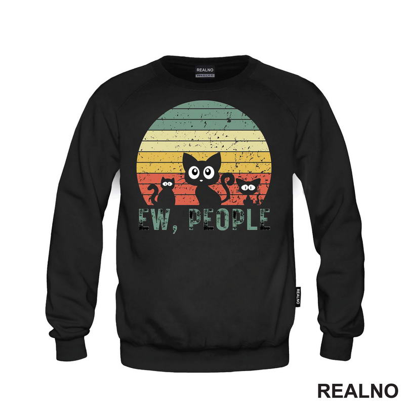 Ew People - Crne Mačke - Cat - Majica