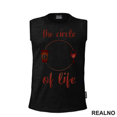 Circle Of Life - Coffee And Wine - Kafa - Majica