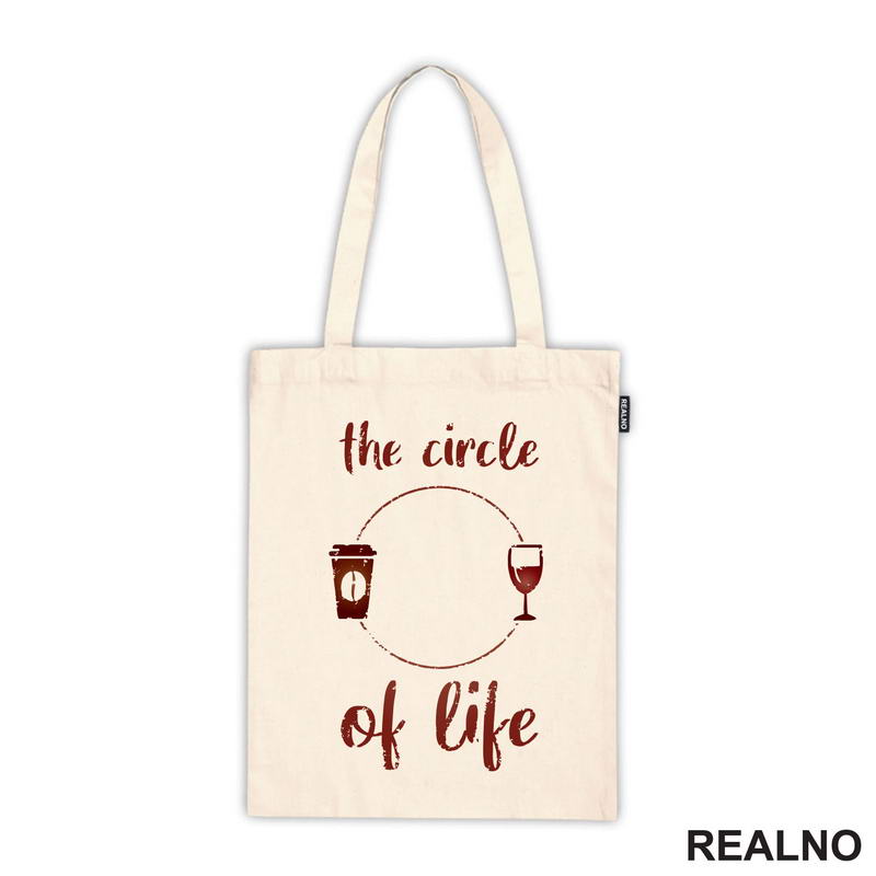 Circle Of Life - Coffee And Wine - Kafa - Majica