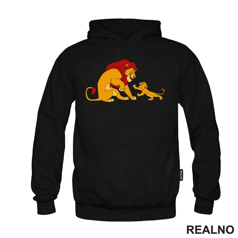 Simba I Mufasa Se Igraju - Crtani Filmovi - Majica