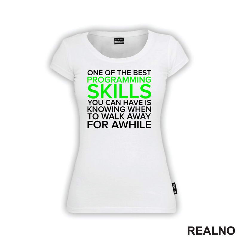Programing Skill - Walk Away - Geek - Majica