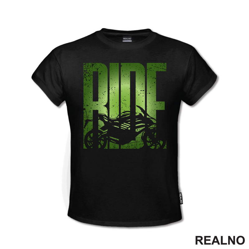 Ride Motor Green - Bike - Motori - Majica