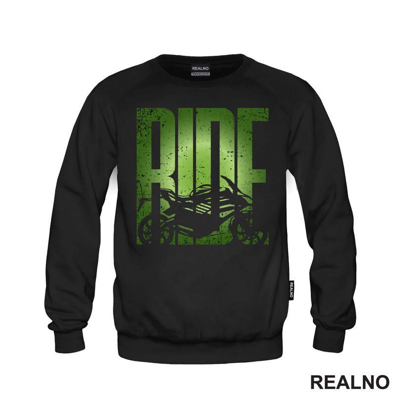 Ride Motor Green - Bike - Motori - Majica
