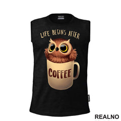 Life Begins After Coffee - Kafa - Majica