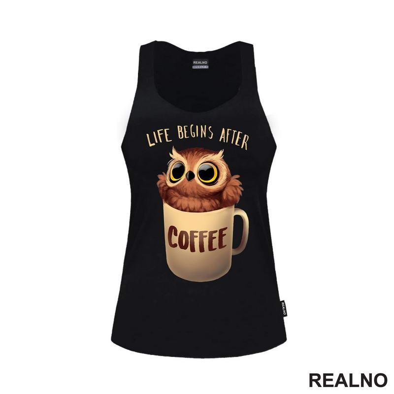 Life Begins After Coffee - Kafa - Majica