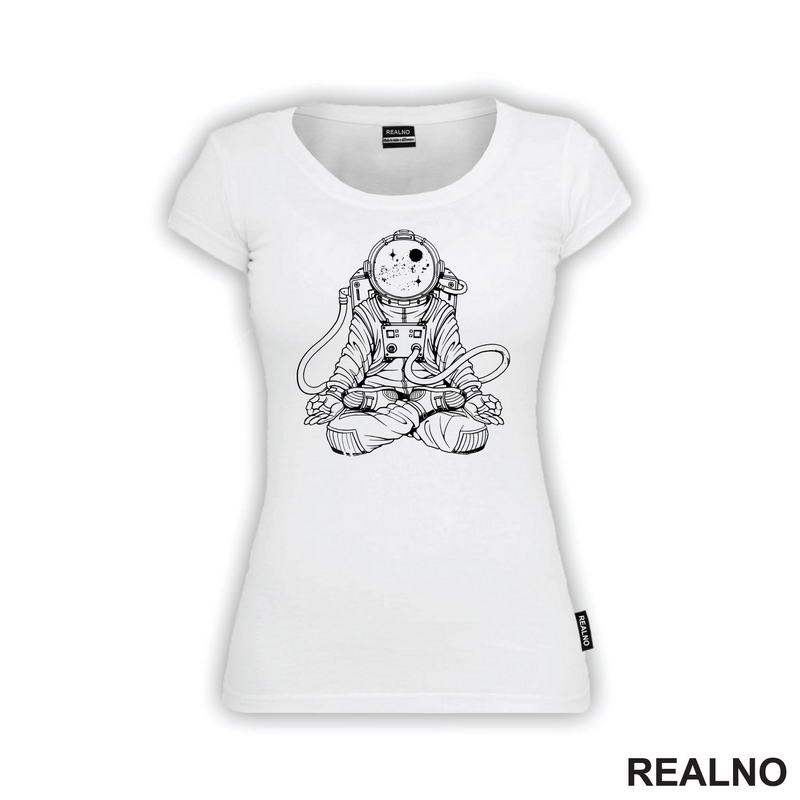 Astronaut Meditira - Space - Svemir - Majica