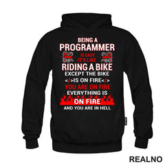 Programming Is Like Riding A Bike - Geek - Majica