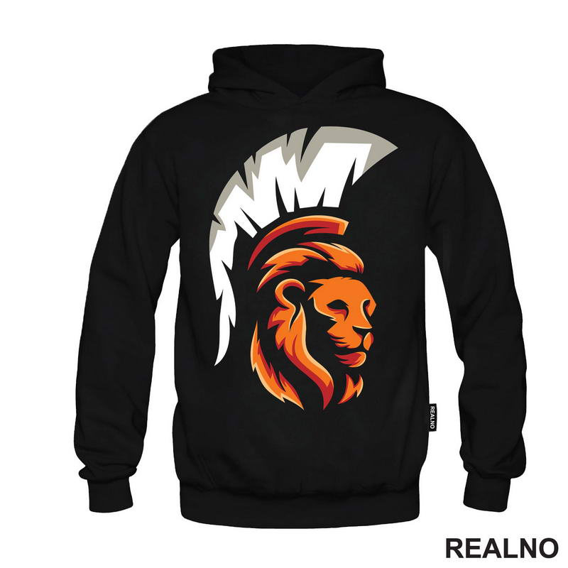 Lav Sa Kacigom Spartanca - Lion - Životinje - Majica