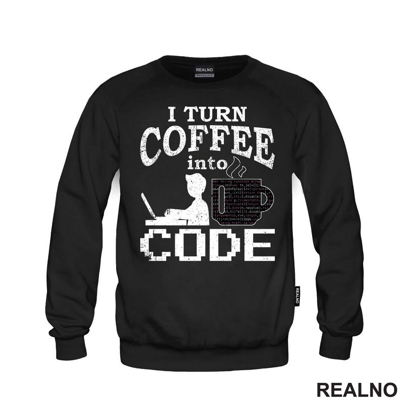 Coffee Into Code - Geek - Majica