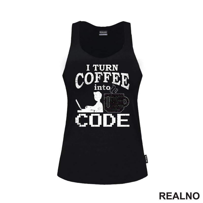 Coffee Into Code - Geek - Majica