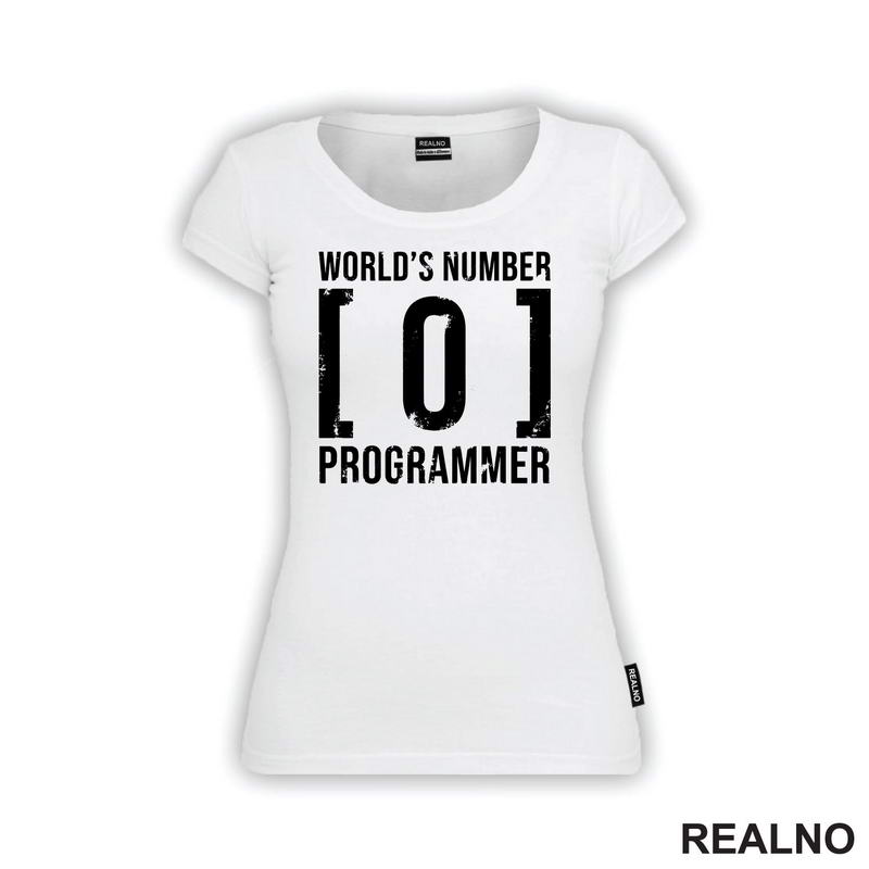 Worlds Number One Programmer - Geek - Majica