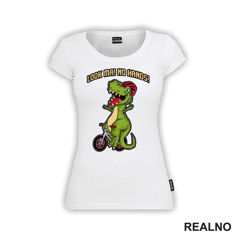 Look Ma, No Hands - T Rex Vozi Bicikli - Humor - Majica