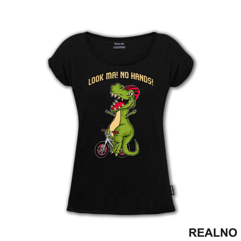 Look Ma, No Hands - T Rex Vozi Bicikli - Humor - Majica