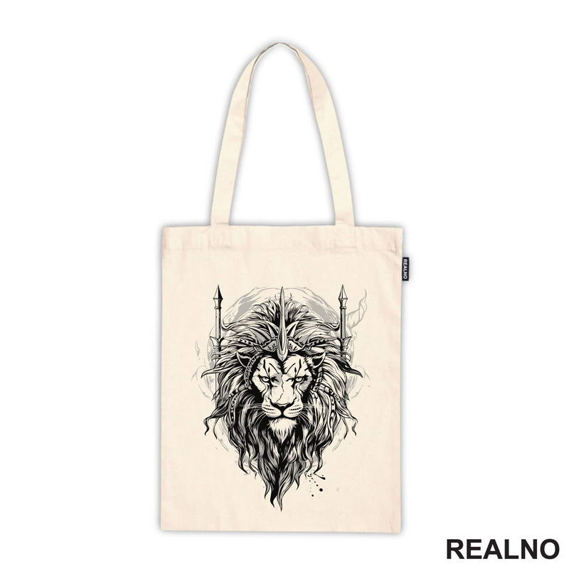 Sivi Lav - Linije - Lion - Životinje - Majica