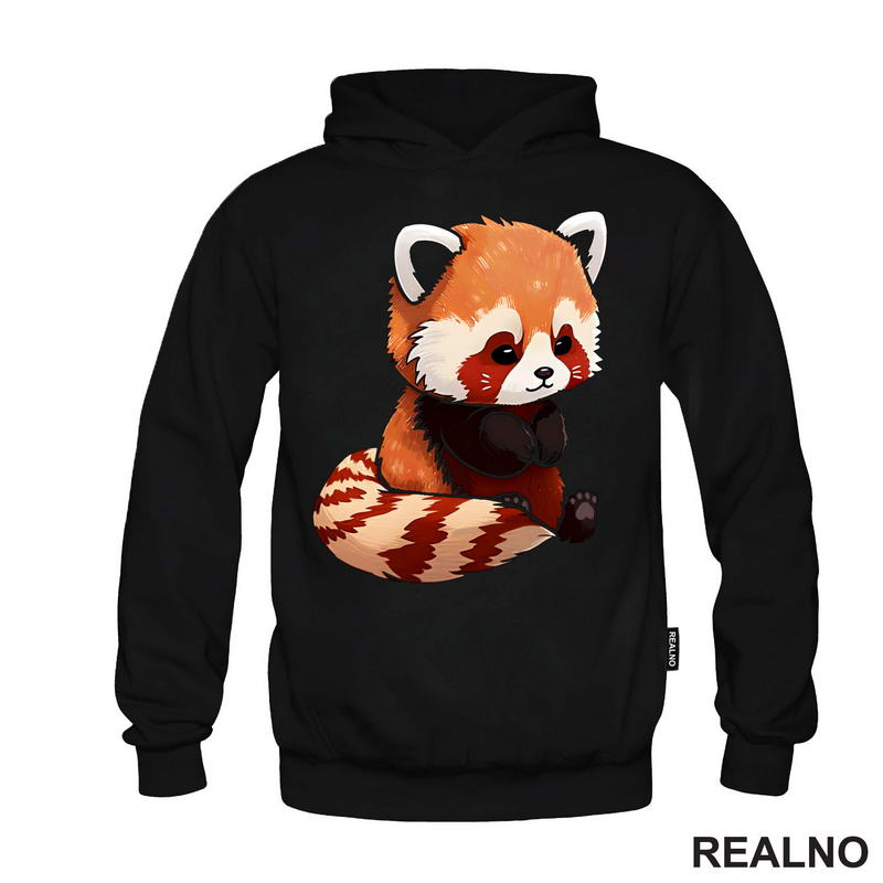 Crveni Panda Drži Šapice - Životinje - Majica