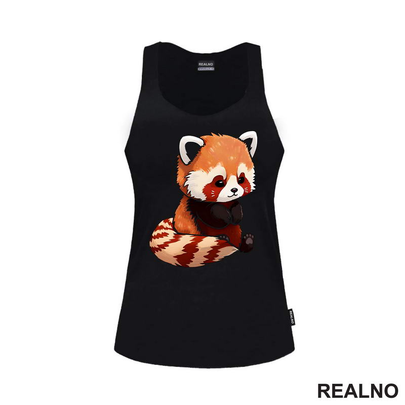 Crveni Panda Drži Šapice - Životinje - Majica