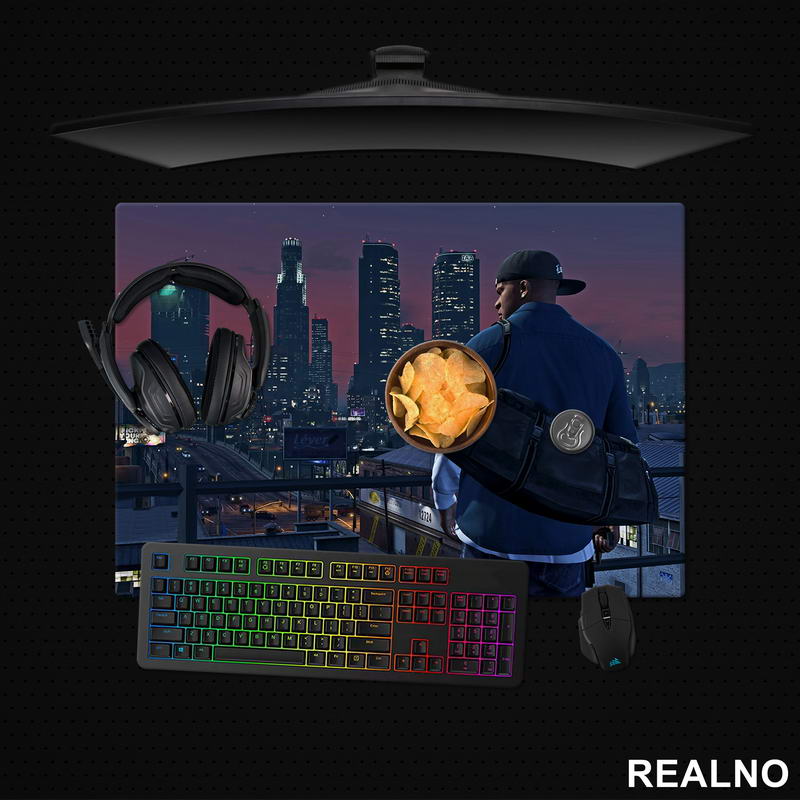 Franklin Above City - GTA 5 - Podmetač za sto
