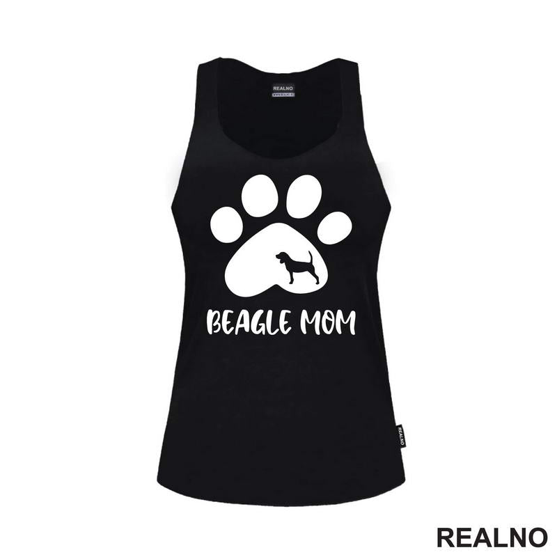 Beagle Mom - Pas Bigl - Dog - Psi - Majica