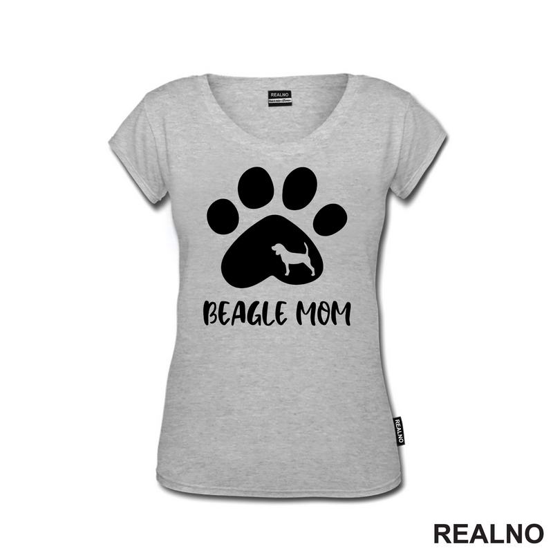 Beagle Mom - Pas Bigl - Dog - Psi - Majica