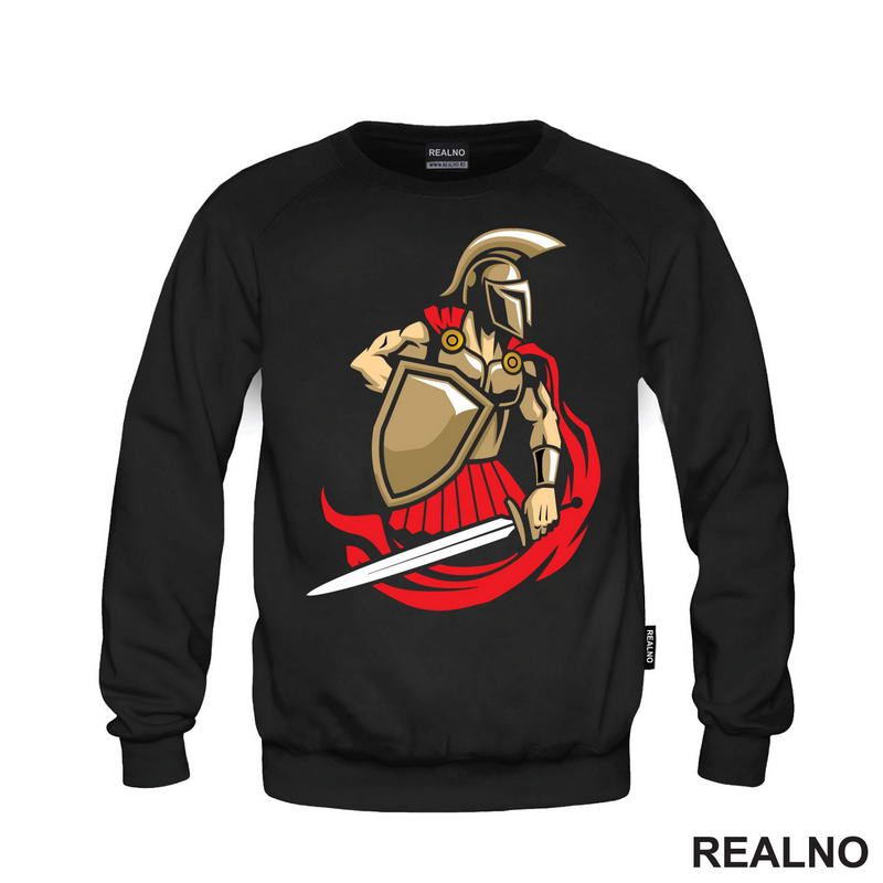 Ratnik Sa Štitom - Spartanac - Trening - Majica