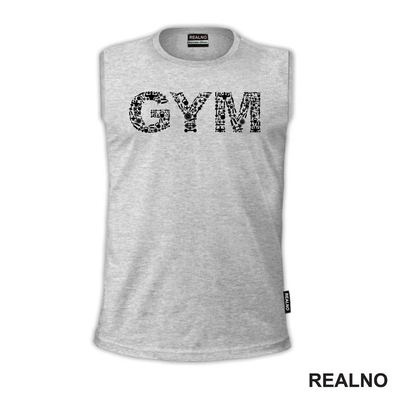 Gym Symbols - Trening - Majica