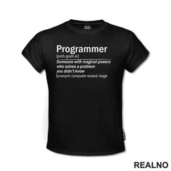 Programmer Wizard - Geek - Majica