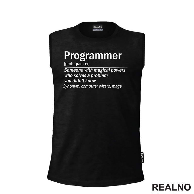 Programmer Wizard - Geek - Majica