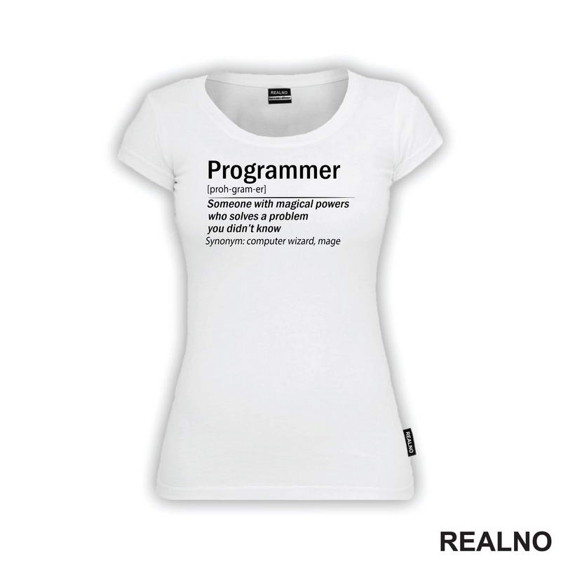 Programmer Wizard - Geek - Majica