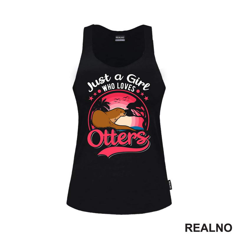 Just A Girl Who Loves Otters - Životinje - Majica
