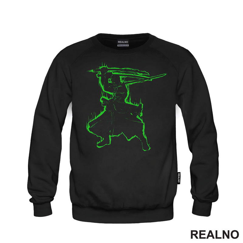 Green Outline - Roro - One Piece - Majica
