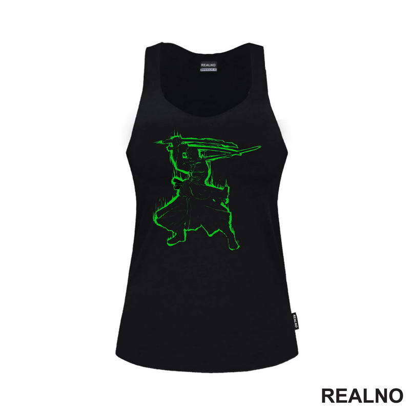 Green Outline - Roro - One Piece - Majica