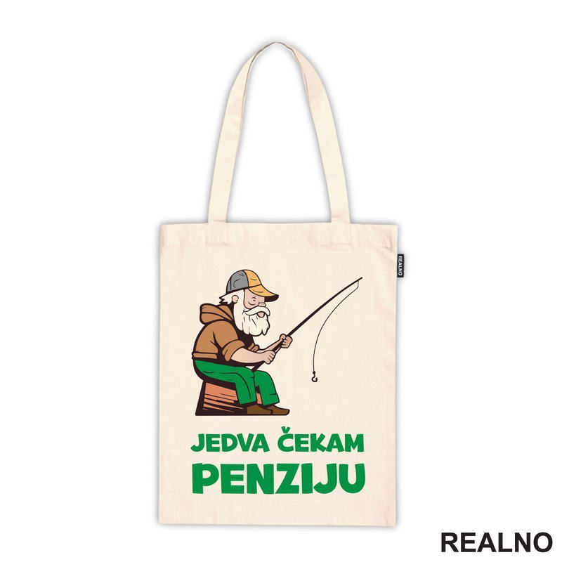 Jedva Čekam Penziju - Pecanje - Fishing - Majica