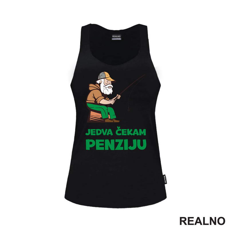 Jedva Čekam Penziju - Pecanje - Fishing - Majica