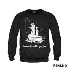 Lovimo Trenutke Zajedno - Tata I Sin - Pecanje - Fishing - Majica