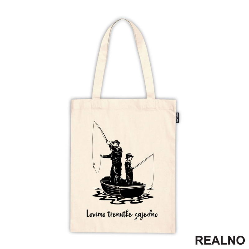 Lovimo Trenutke Zajedno - Tata I Sin - Pecanje - Fishing - Majica
