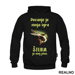 Pecanje Je Moja Igra, Štuka Je Moj Plen - Majica