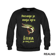 Pecanje Je Moja Igra, Štuka Je Moj Plen - Majica