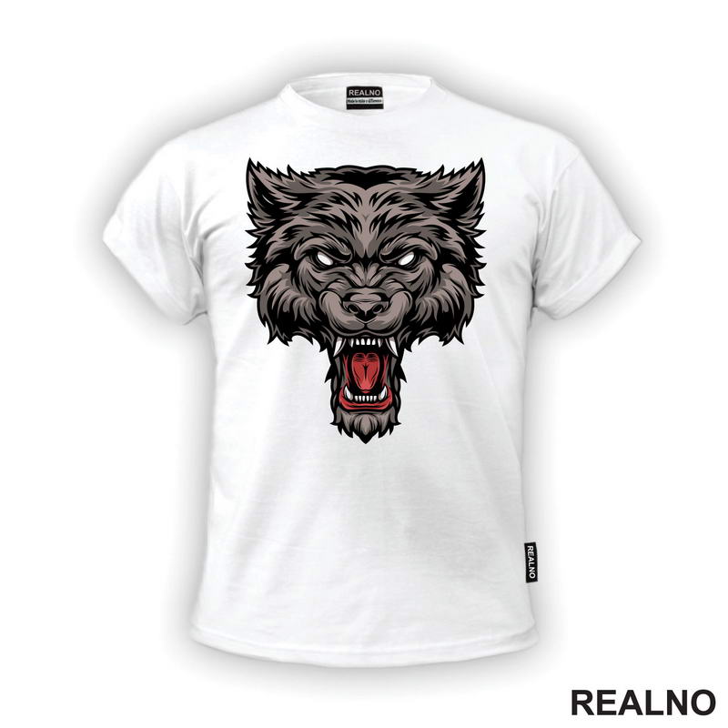 Braon Vuk - Wolf - Životinje - Majica