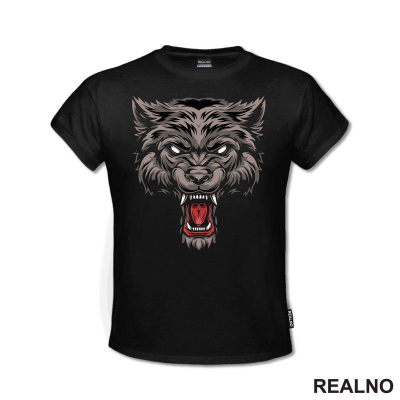 Braon Vuk - Wolf - Životinje - Majica