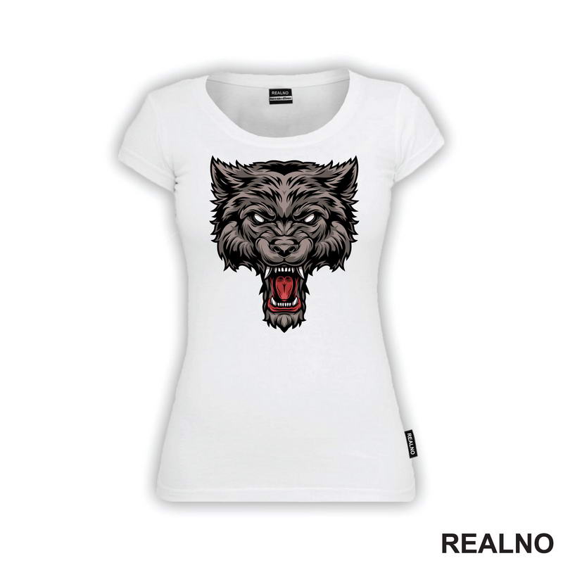 Braon Vuk - Wolf - Životinje - Majica