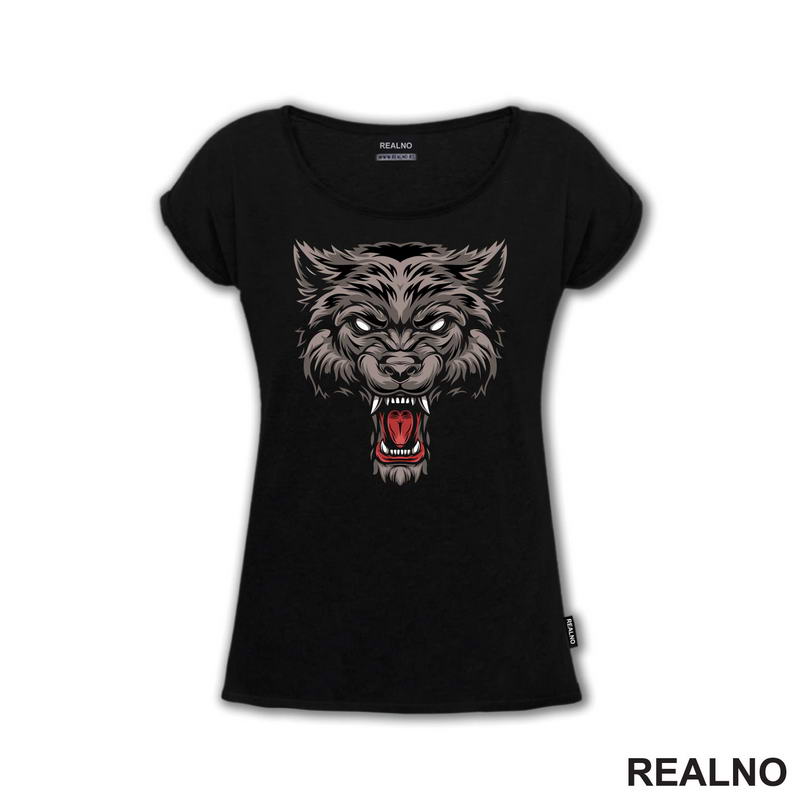Braon Vuk - Wolf - Životinje - Majica