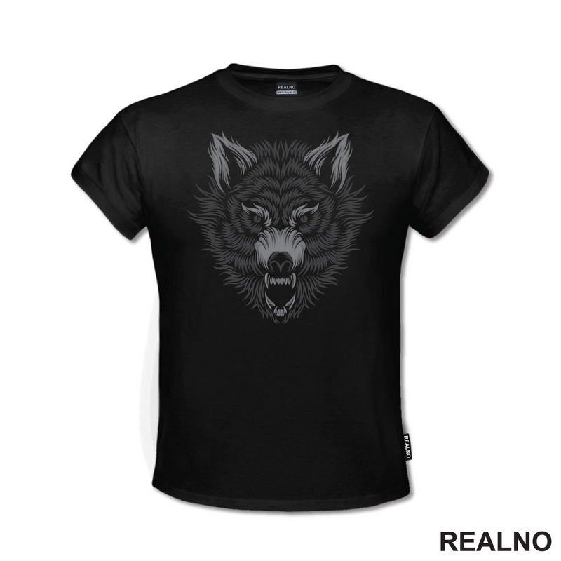 Tamni Opasni Vuk - Wolf - Životinje - Majica