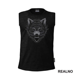 Tamni Opasni Vuk - Wolf - Životinje - Majica