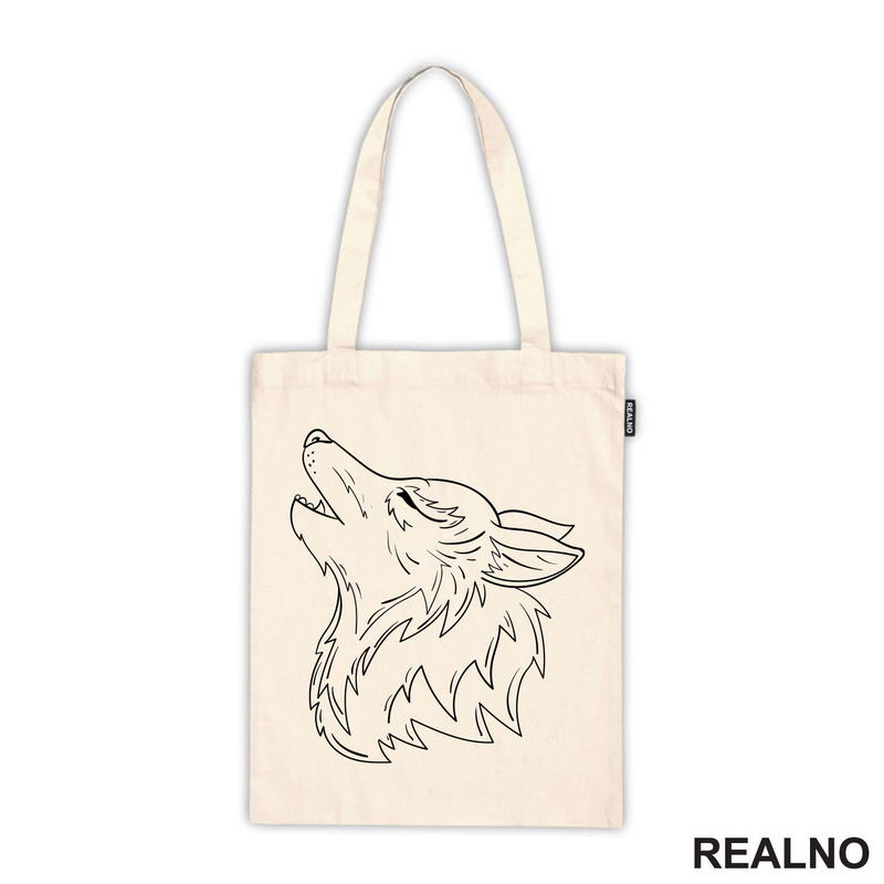 Obris Glave Vuka - Wolf - Životinje - Majica